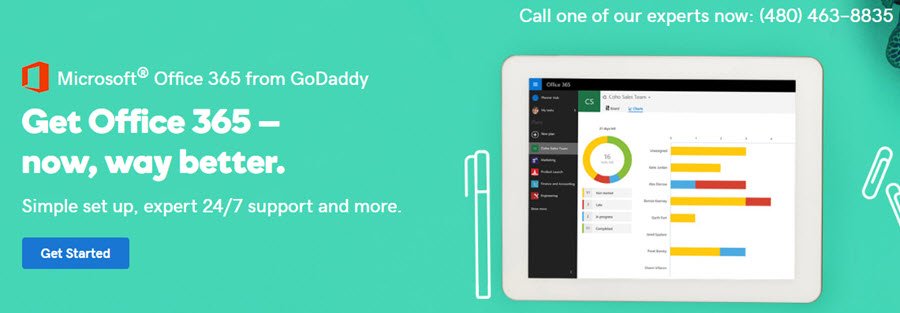 50% OFF GoDaddy Office 365 Coupon On July 2024