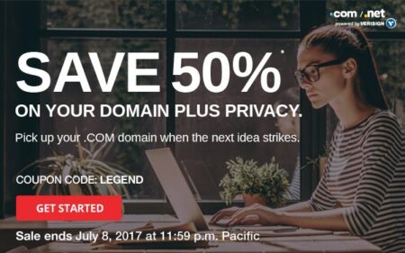 50% off domain com registration privacy