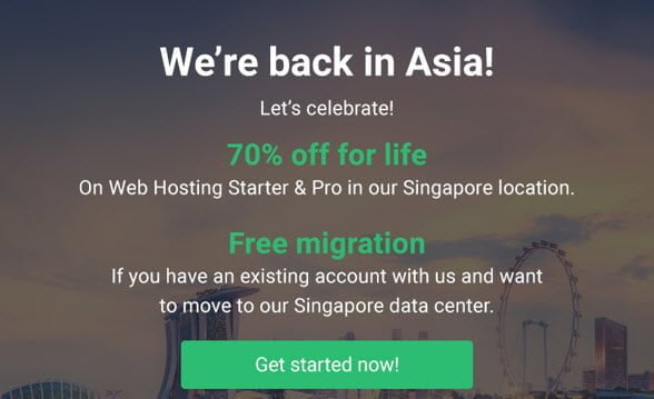 StableHost 70 Off Recurring Hosting in Singapore Location