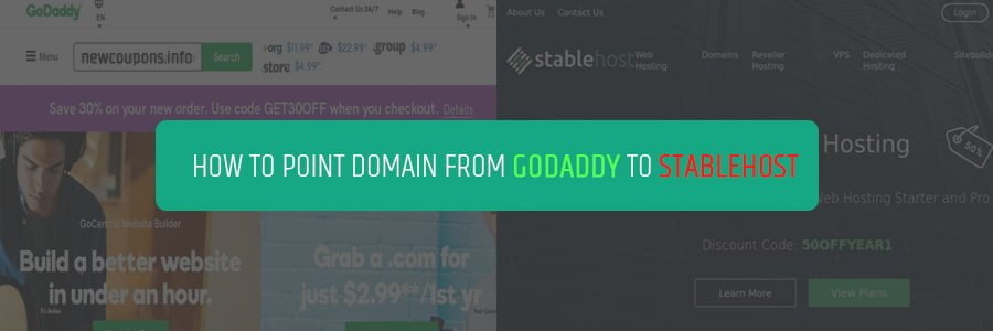 How To Point Domain From GoDaddy To StableHost