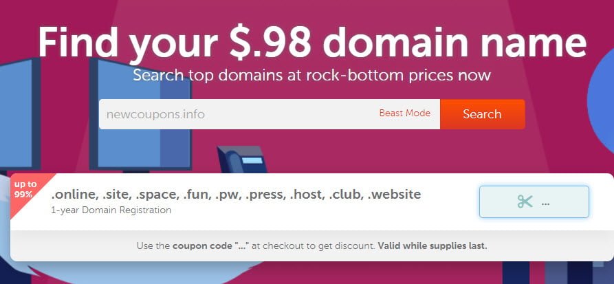 Get Domains For $0.98 From NameCheap &#8211; Free Whois Privacy