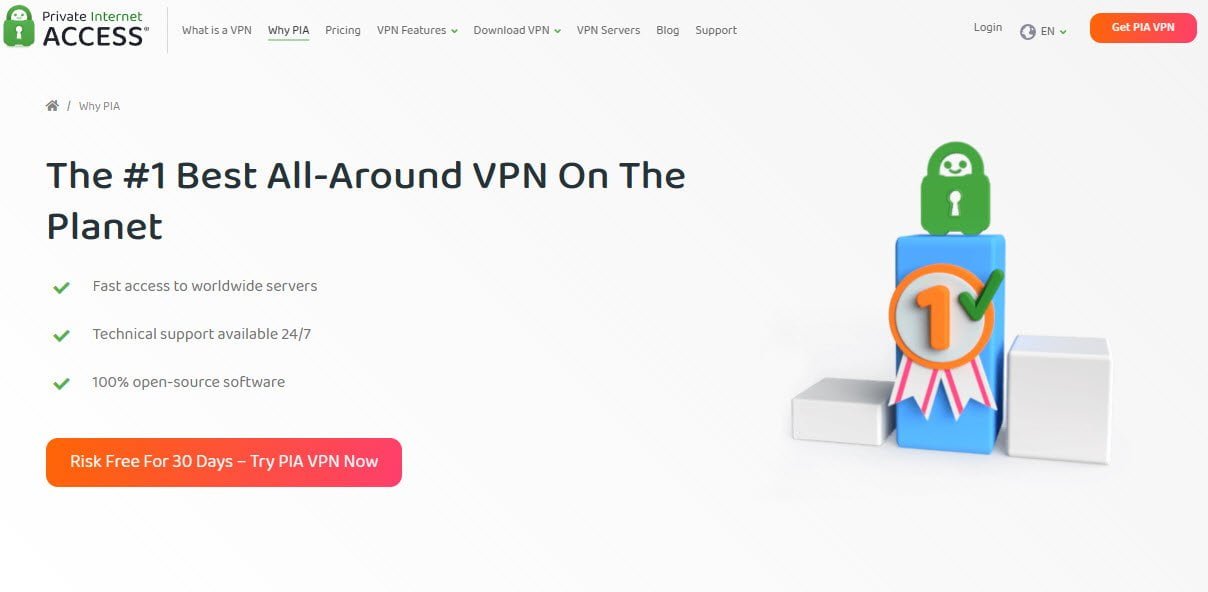 83% OFF Private Internet Access Coupon On July 2024