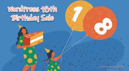 NameCheap WordPress 18th Birthday Sale