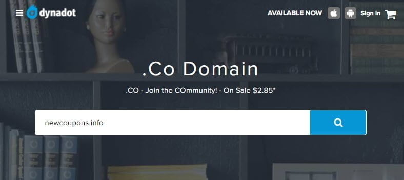 Dynadot &#8211; $2.85 .CO Domain Registration &#8211; Free Privacy