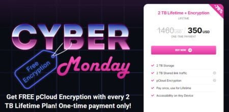 pCloud Cyber Monday Lifetime Deal 2021