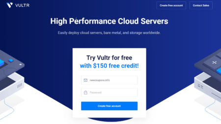 vultr $150 free credit