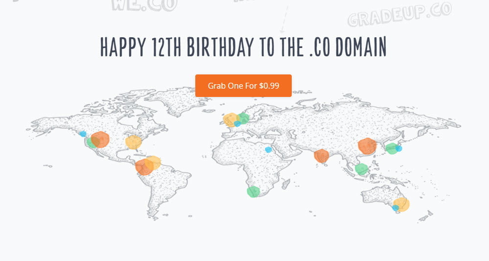 .CO Turns 12 &#8211; Grab One At Cheap For $0.99