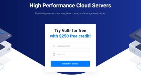 Try Vultr for Free with $250 Free Credit!