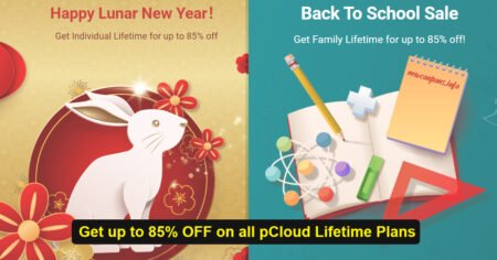 pcloud 85% off all lifetime plans