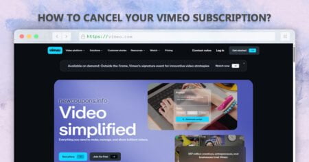 How To Cancel Your Vimeo Subscription