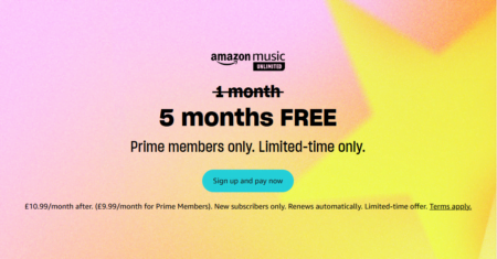 Get 5-Month Free Trial Of Amazon Music Unlimited