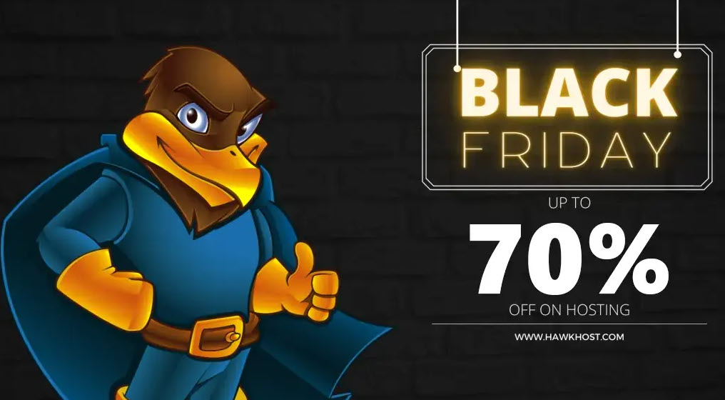 HawkHost Black Friday Deal 2024 &#8211; Up To 70% OFF Web Hosting