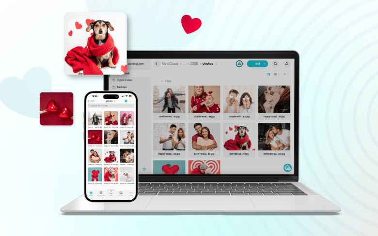 pCloud Valentine&#8217;s Day 2025 Sale: 58% Off Lifetime Storage!